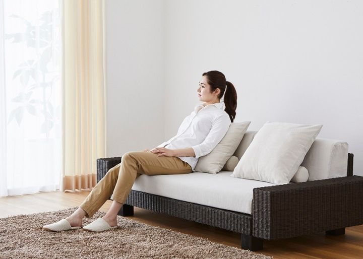 ケイ・ローソファ (ラタン)・2人掛け・3人掛け～床に近い暮らし