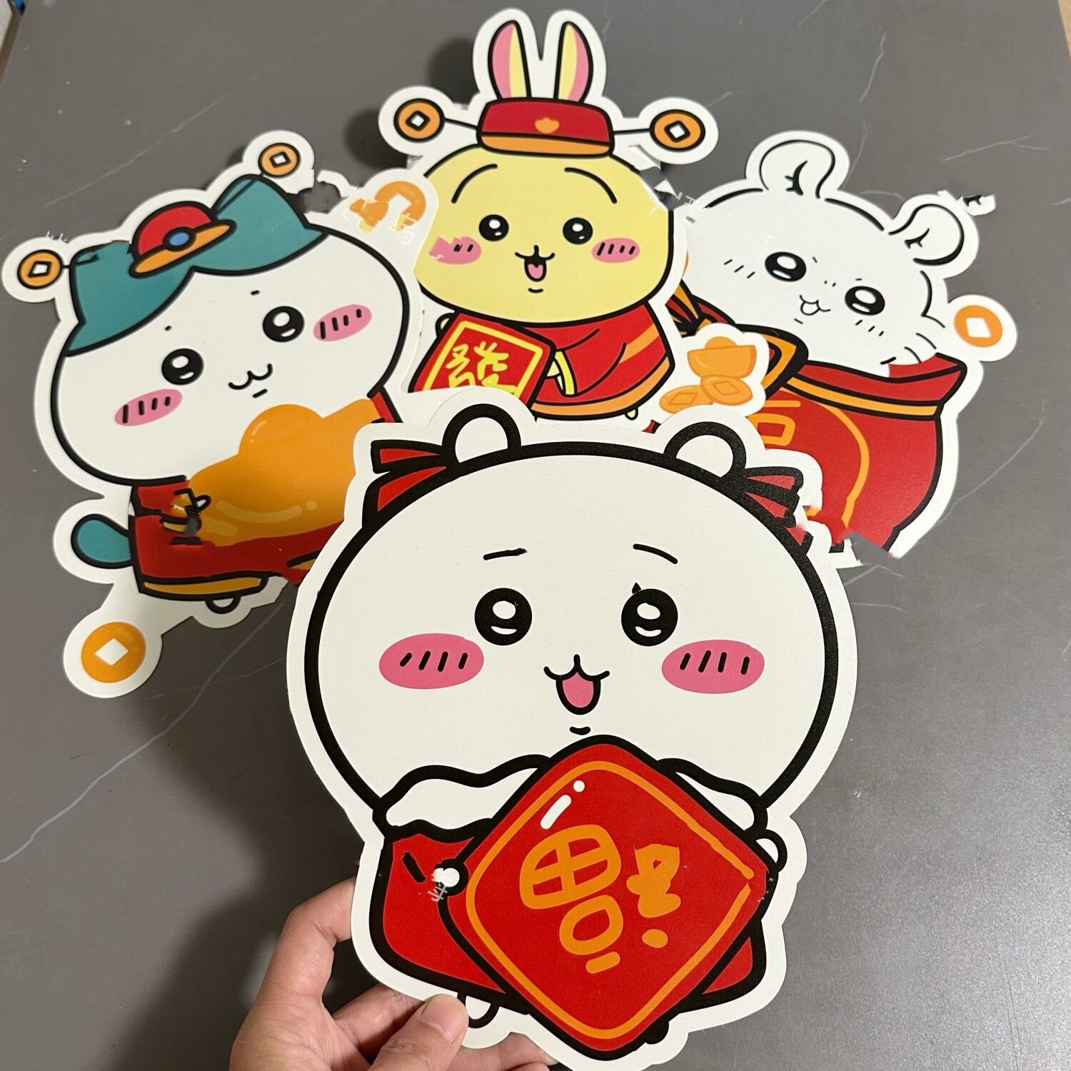 CHIIKAWA 香港 春聯 新年祝いデザイン ちいかわ CHIIKAWA 香港 春聯