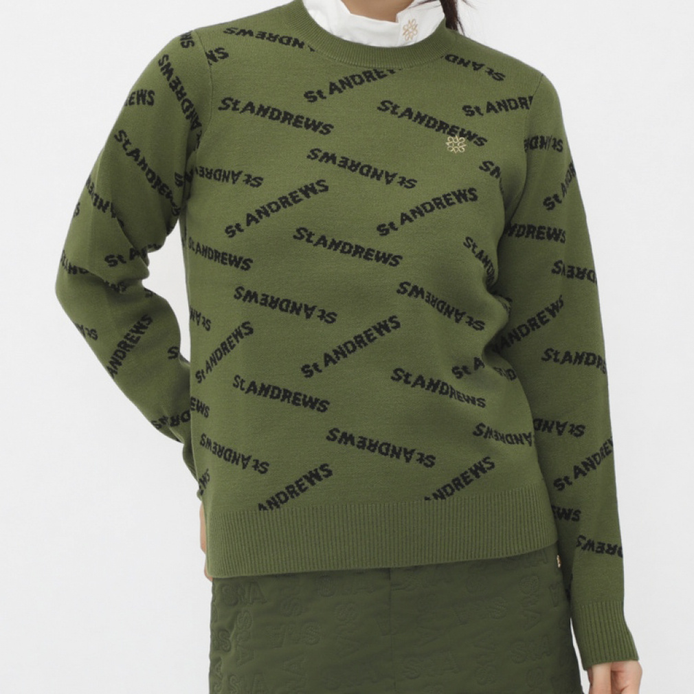 セントアンドリュース レディース ゴルフウェア 長袖セーター 秋 冬