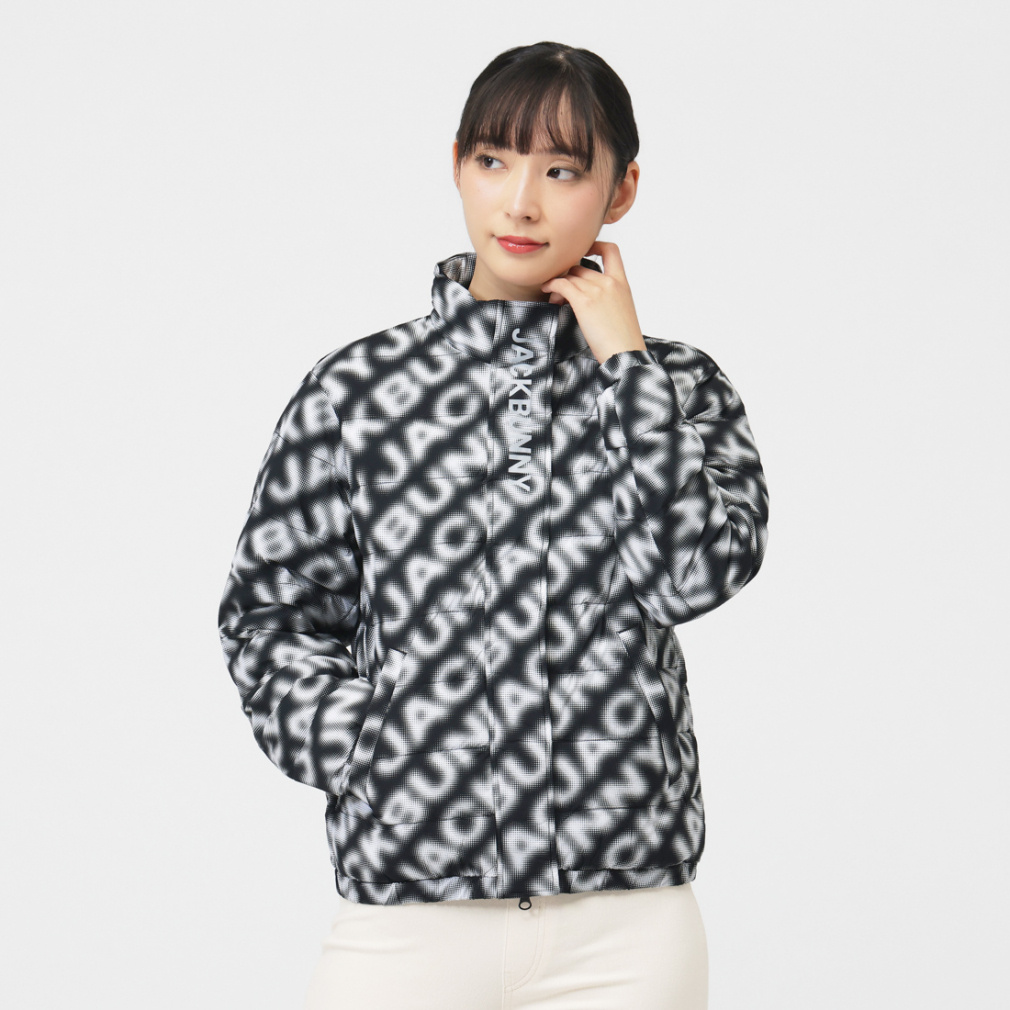 ジャック バニー レディース ゴルフウェア 中綿ジャケット 秋 冬 薄