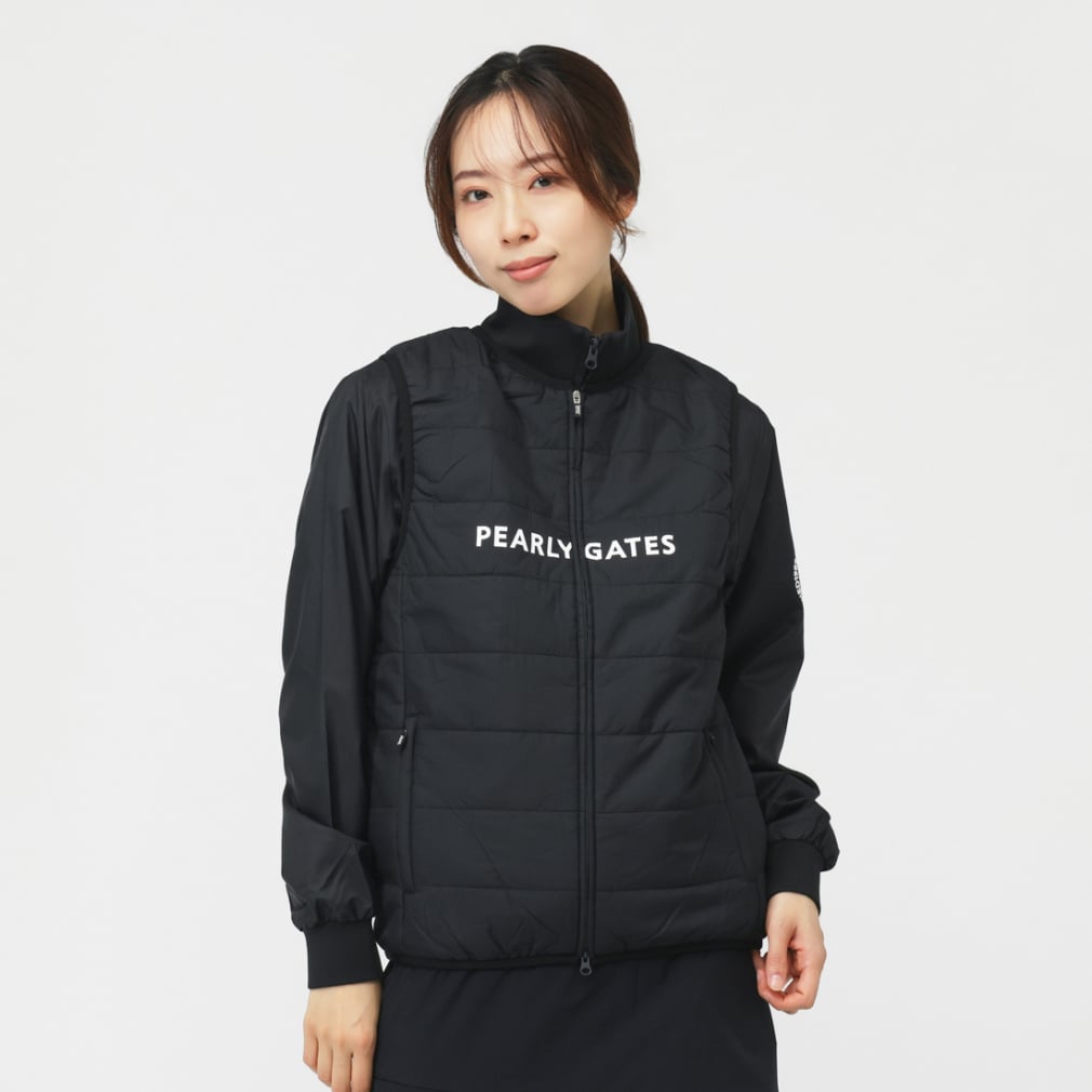 パーリーゲイツ レディース ゴルフウェア 長袖ウインドブレーカー 秋