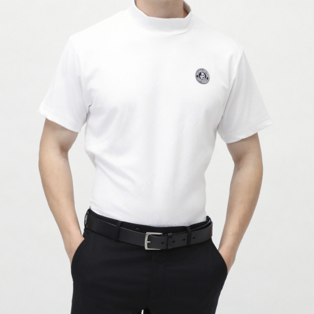 ジャック バニー ゴルフウェア 半袖シャツ 春 夏 ロゴJQモックネック