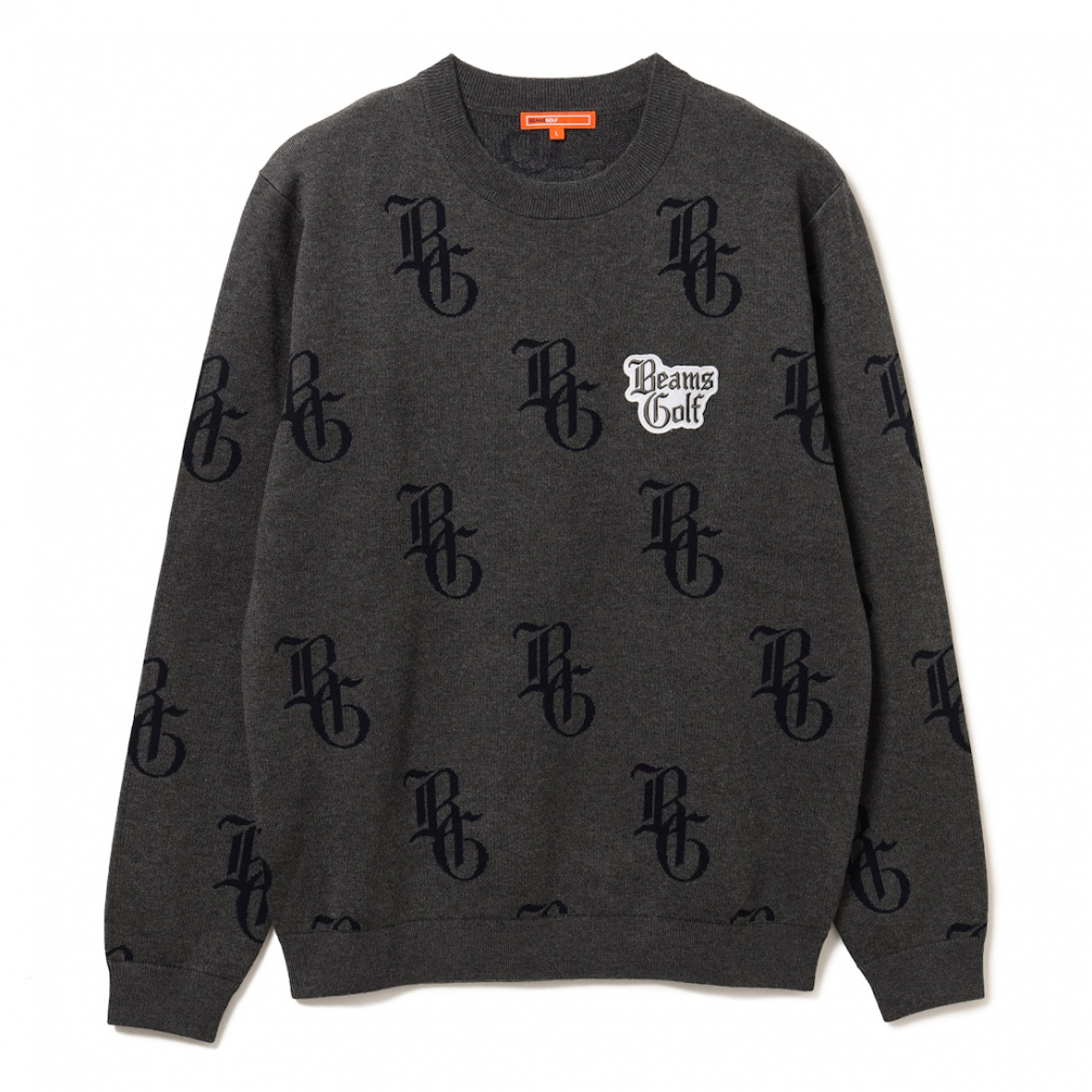 ビームスゴルフ ゴルフウェア 長袖セーター 秋 冬 ORANGE LABEL / NY