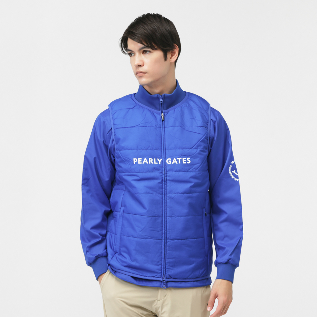 パーリーゲイツ ゴルフウェア 長袖ウインドブレーカー 秋冬 PGisPG Ny