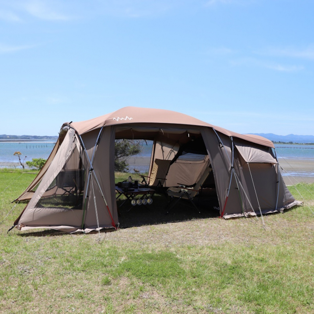 アルペンアウトドアーズ 2ルームテント AOD-3 キャンプ ドームテント 4