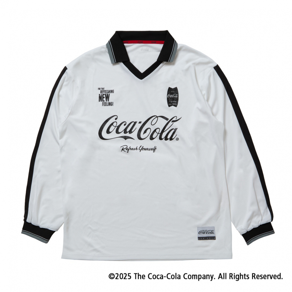 コカ・コーラ サッカー/フットサル 長袖シャツ 長袖プラクティスシャツ