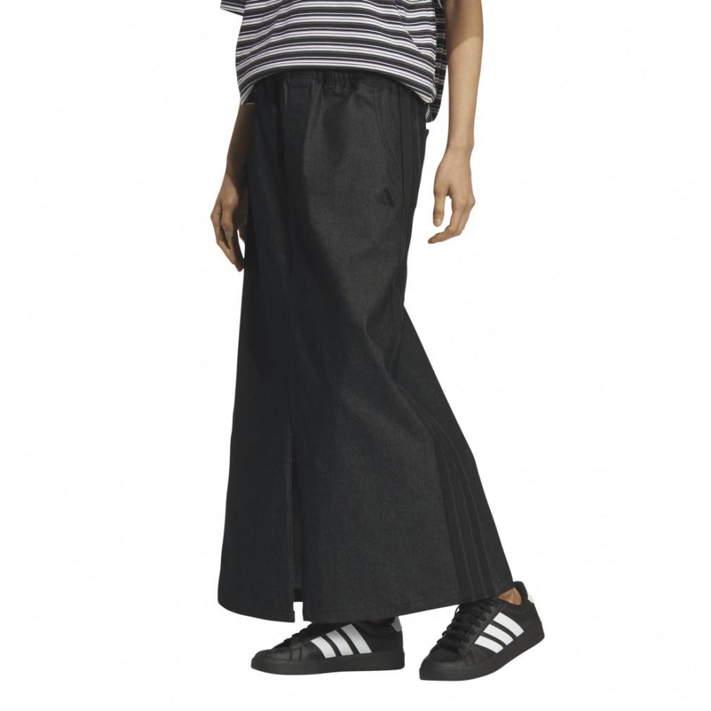 アディダス レディース スカート W STADIUM C ロングデニムスカート
