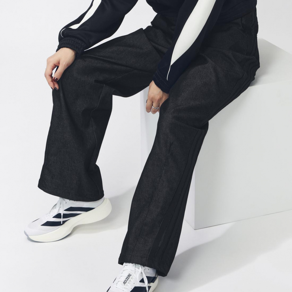 アディダス レディース ロングパンツ W STADIUM C デニムパンツ Y7518
