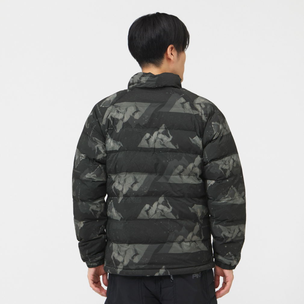 ピン ゴルフウェア 長袖ウインドブレーカー 秋 冬 2WAY中綿ブルゾン