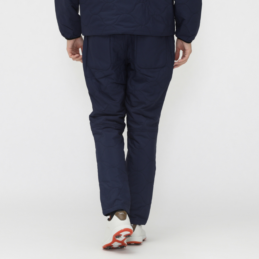 ピン ゴルフウェア ウインドパンツ 秋 冬 キルティング中綿パンツ