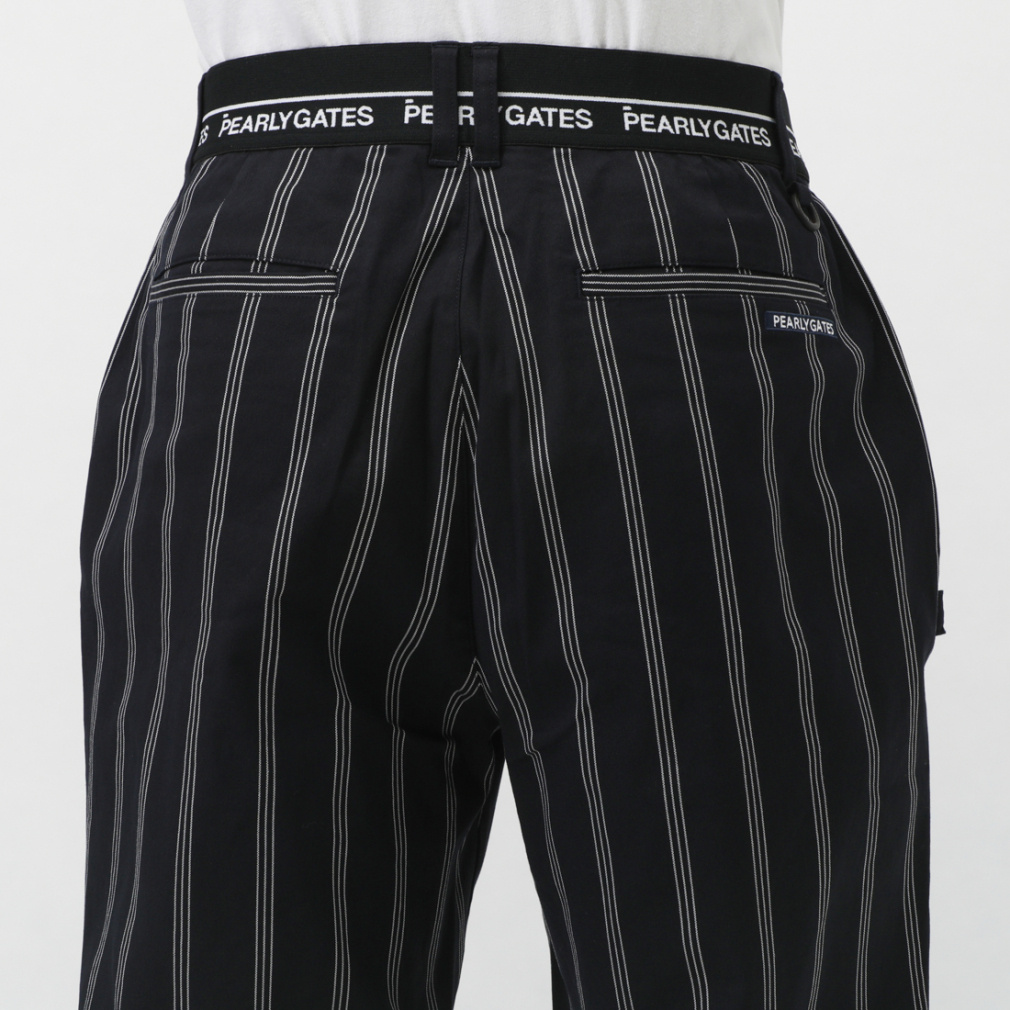 パーリーゲイツ ゴルフウェア スラックス 春 夏 先染オックス