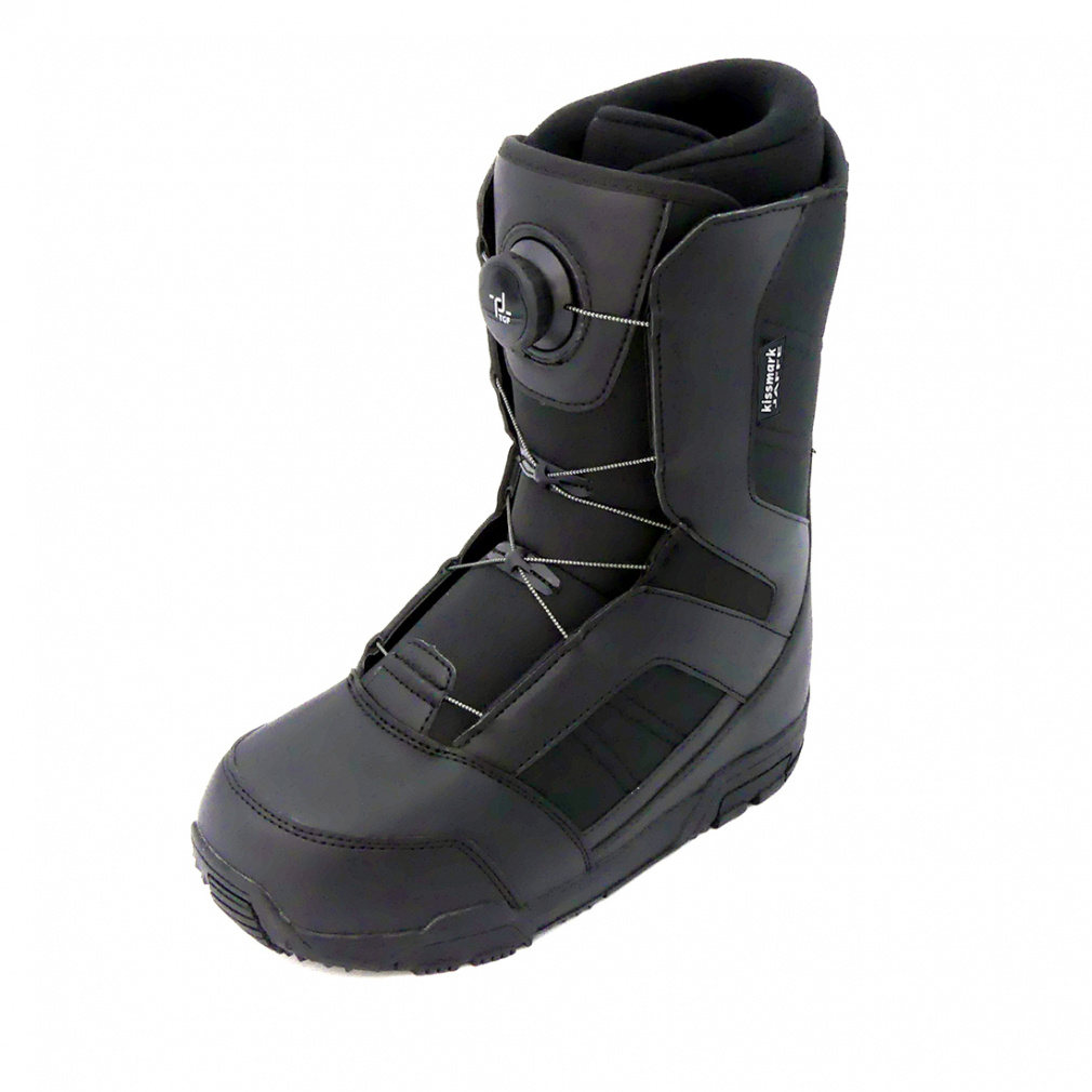 キスマーク KM ジャフィ BK スノーボード ブーツ スノボ : ブラック
