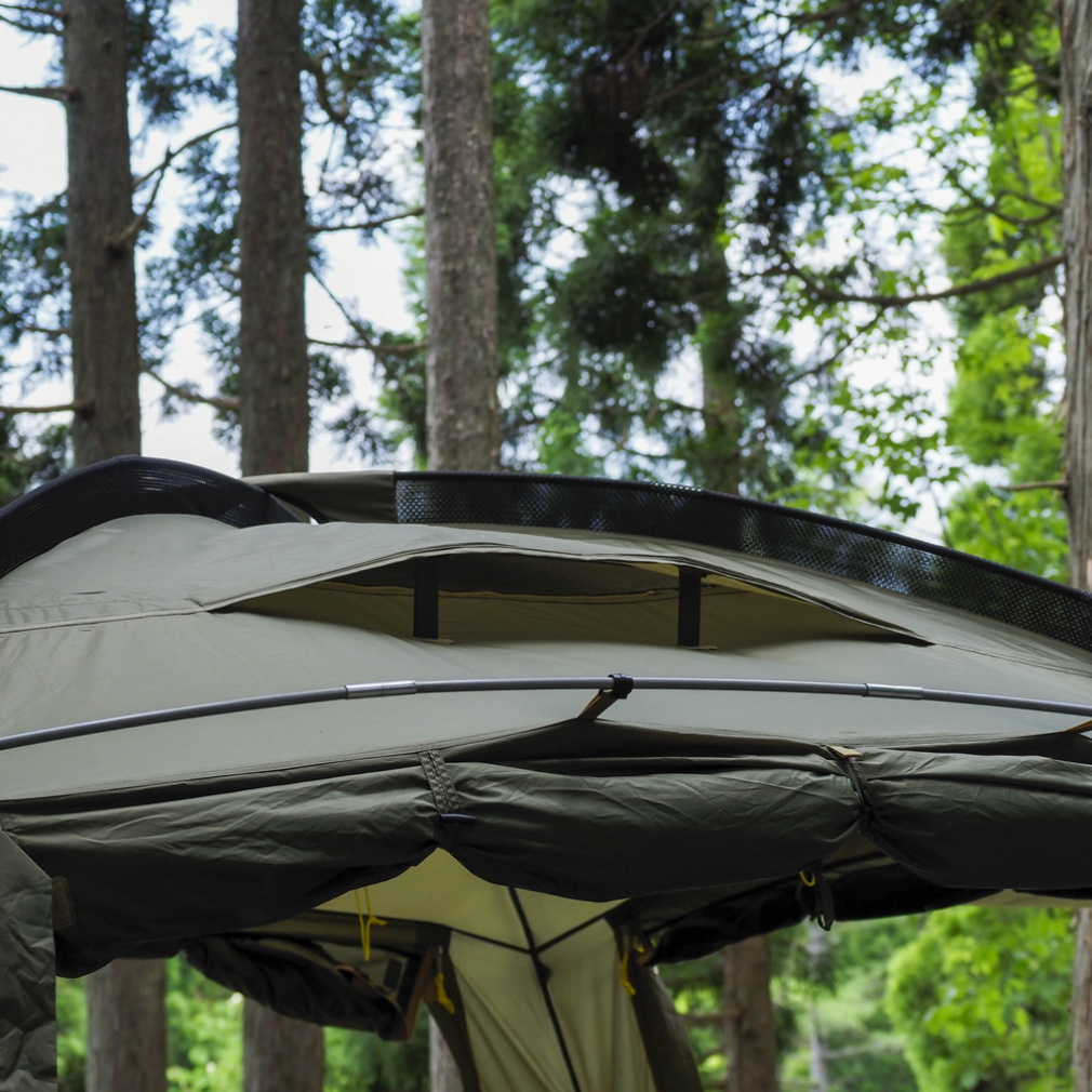 コールマン ラウンドスクリーン2ルームハウス オリーブ グランドシート