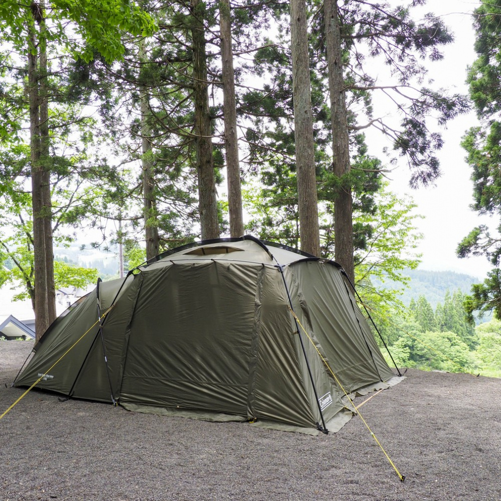 コールマン ラウンドスクリーン2ルームハウス オリーブ グランドシート