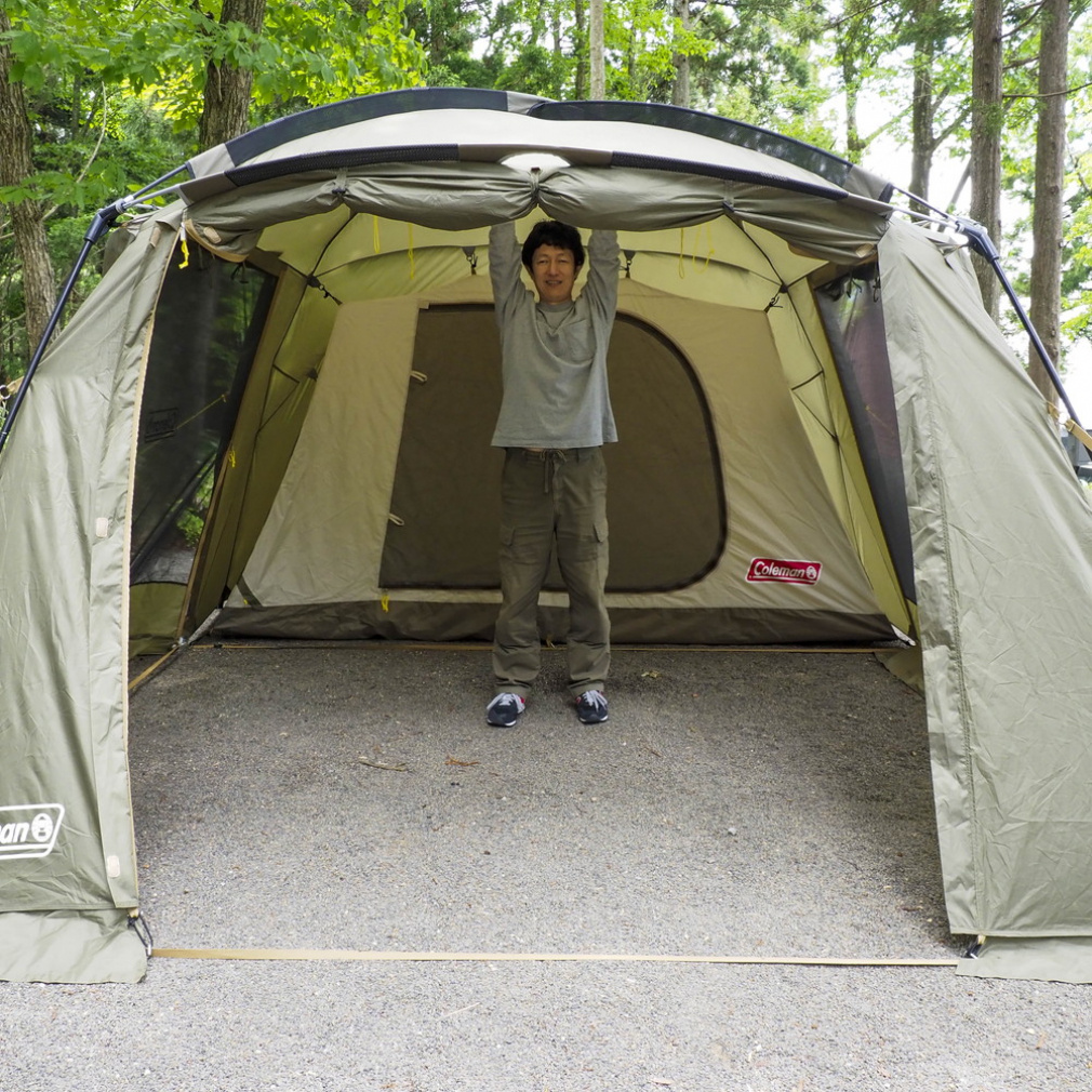 コールマン ラウンドスクリーン2ルームハウス オリーブ グランドシート