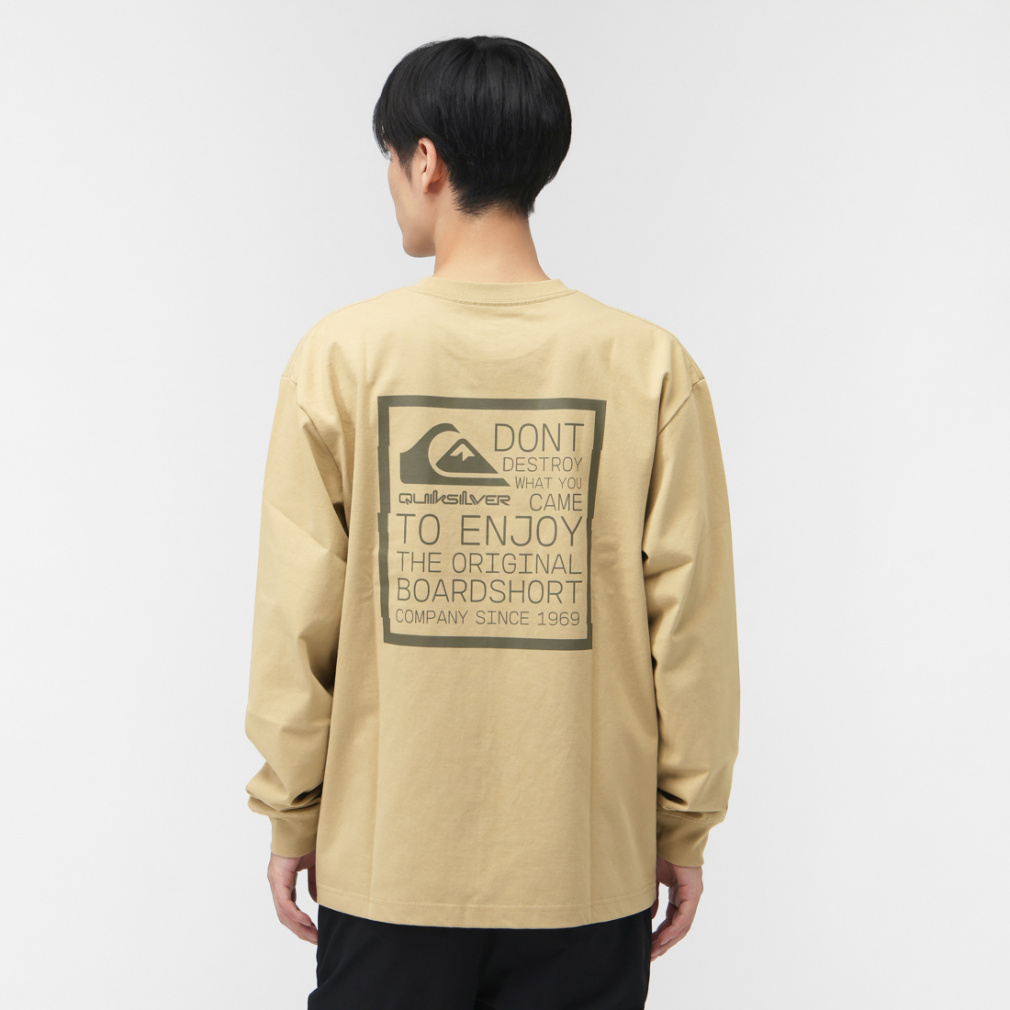 2025秋冬 クイックシルバー メンズ サーフ 長袖Tシャツ TC DISTORTED