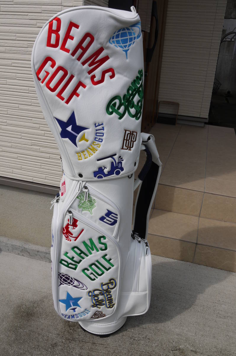 新品】新品!!即決!!ビームスBEAMS ゴルフ キャディバッグ /BEAMSGOLF