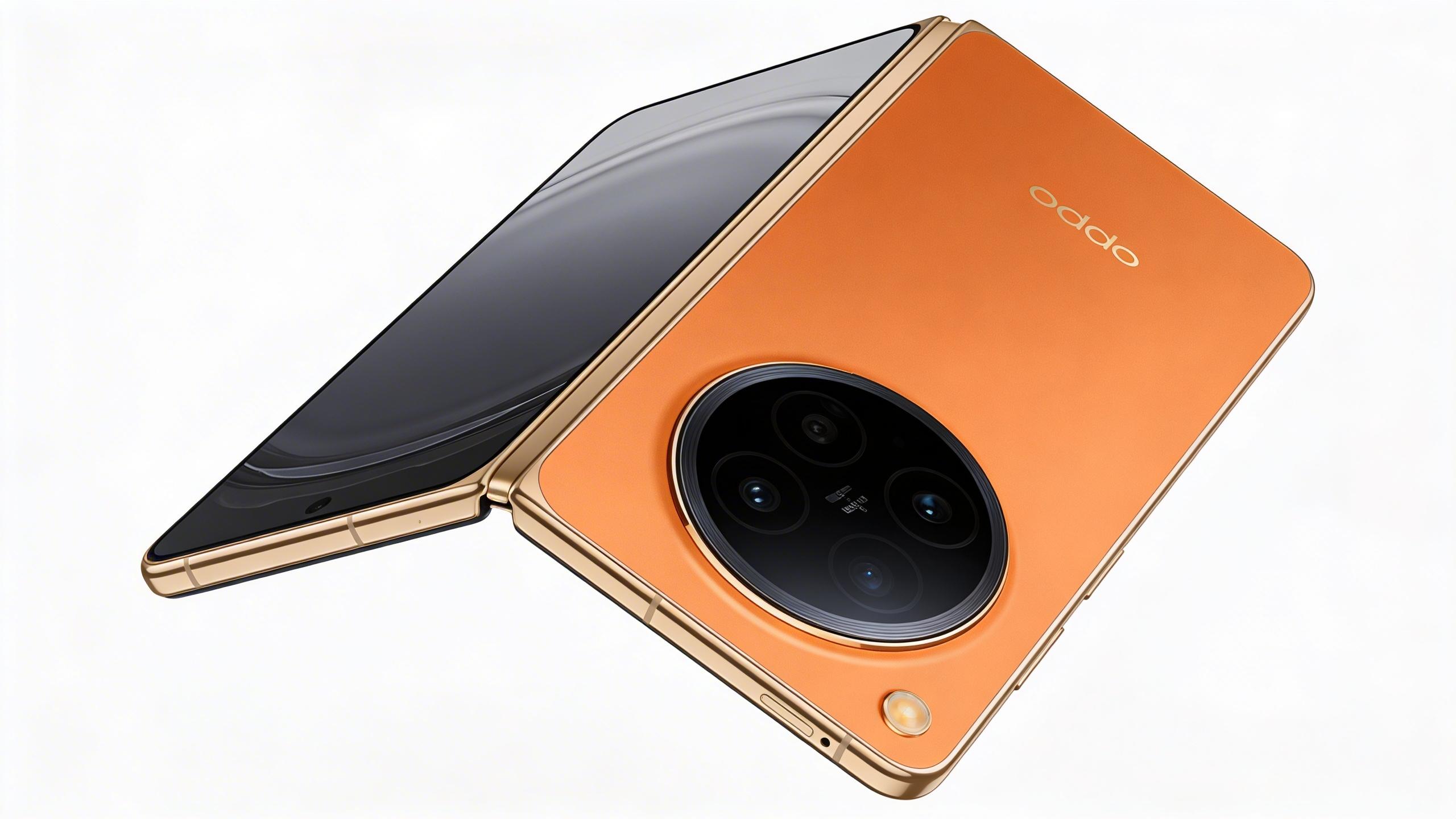 Oppo Find N6 のレンダリング画像が公開、大胆なオレンジカラーと