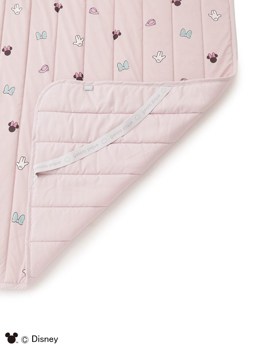 Sleep】Mickey&Minnie / 接触冷感プリント敷きパッド（シングル