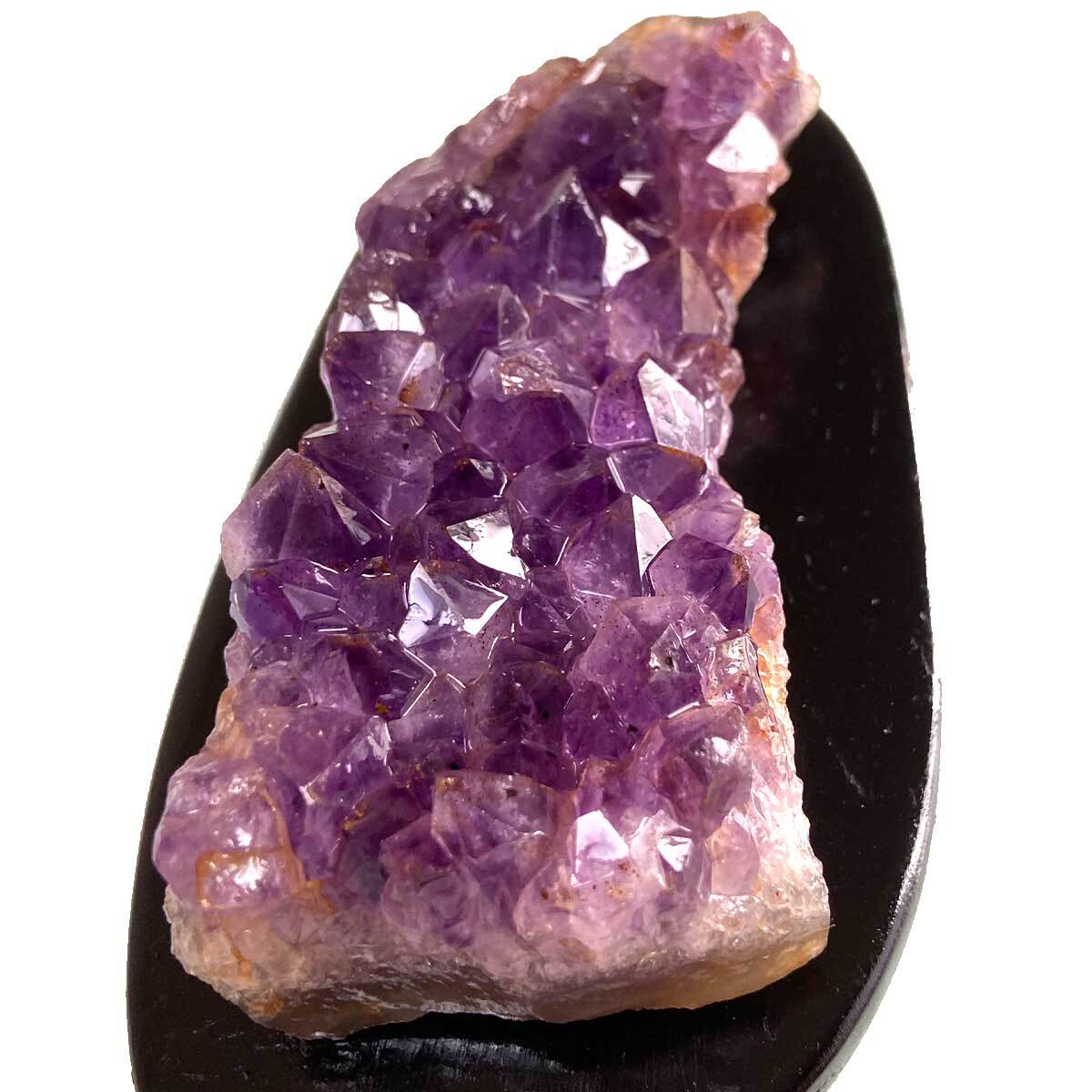 アメジスト 290g 長さ12cm 専用台座あり 金運 風水 水晶 天然石 原石