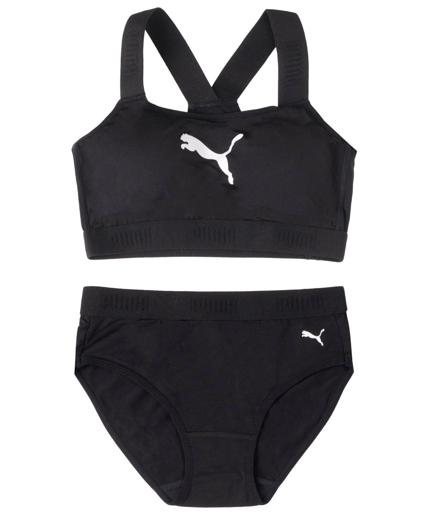 PUMA プーマ スポーツブラ パンツ レディース 下着 吸汗速乾 抗菌防臭