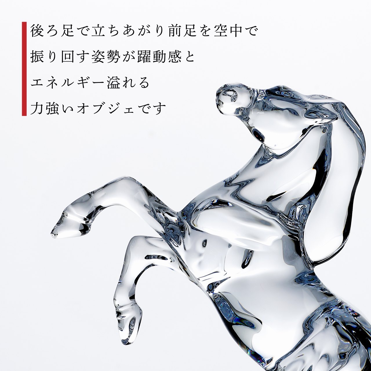 Baccarat バカラ いななく馬 名入れ 彫刻 刻印 名入れギフト