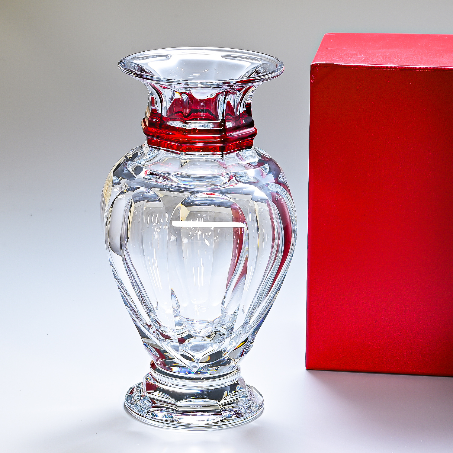 名入れ無料】 バカラ 花瓶 32cm ベース アルクール バラスターベース