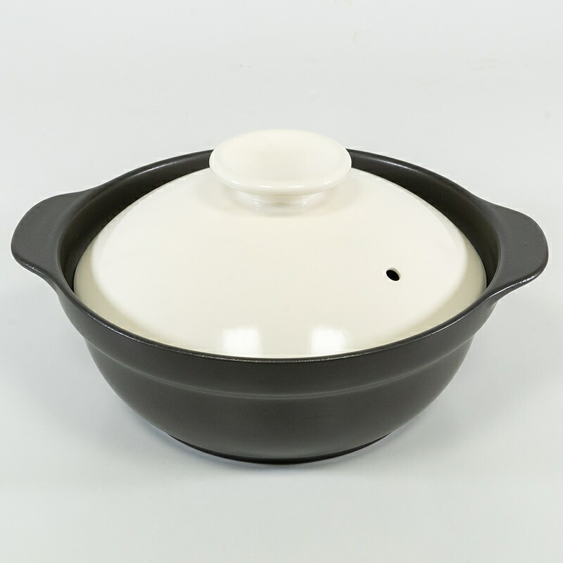 IH対応 超軽量土鍋 Mサイズ 8号 30cm 2～3人用 TAMAKI｜軽い 目止め