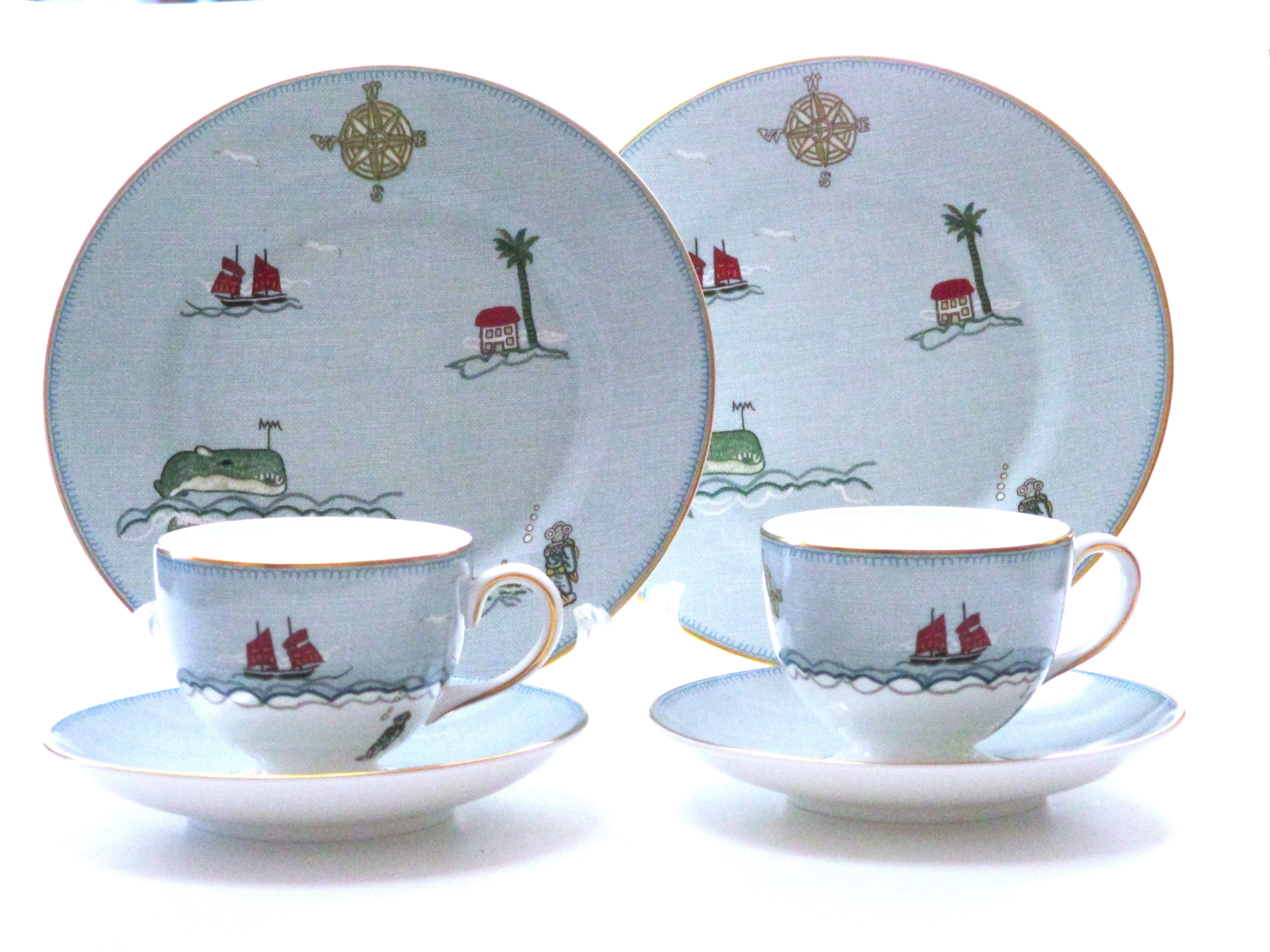 ウェッジウッドWEDGWOOD セイラーズフェアウェル ティー・コーヒカップ