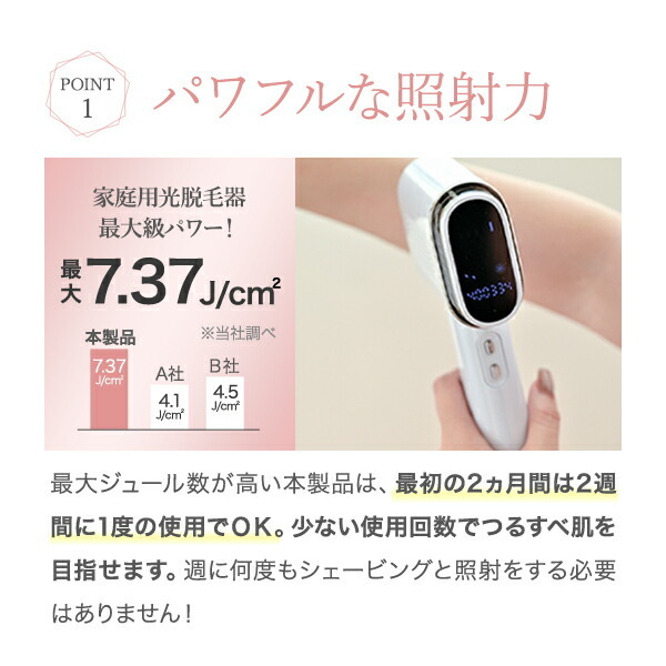 ビューティーツール 脱毛器 ケアツールマックス 光脱毛 スリム ハイ