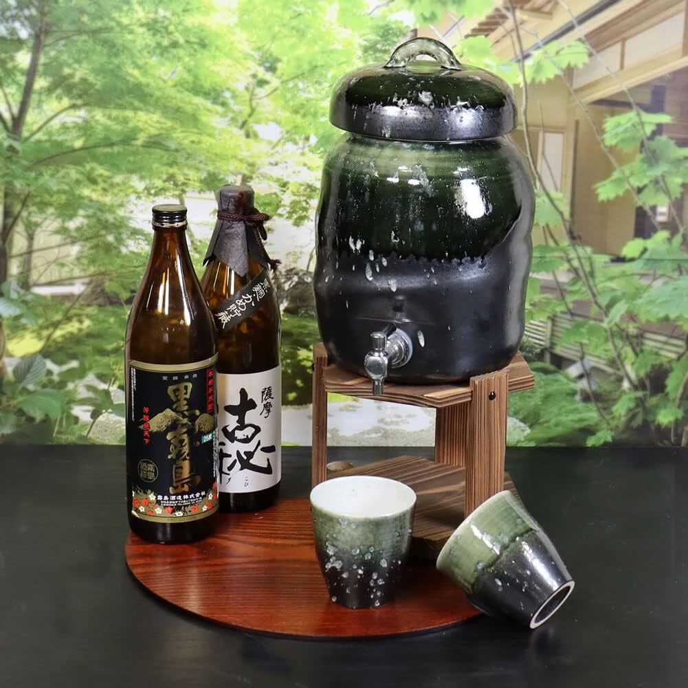 信楽焼 焼酎サーバー 3.6リットル 緑風 ss-0081 - 【信楽焼専門店