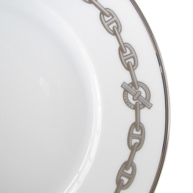 エルメス 食器 HERMES シェーヌダンクルプラチナ 004101P2 27cm
