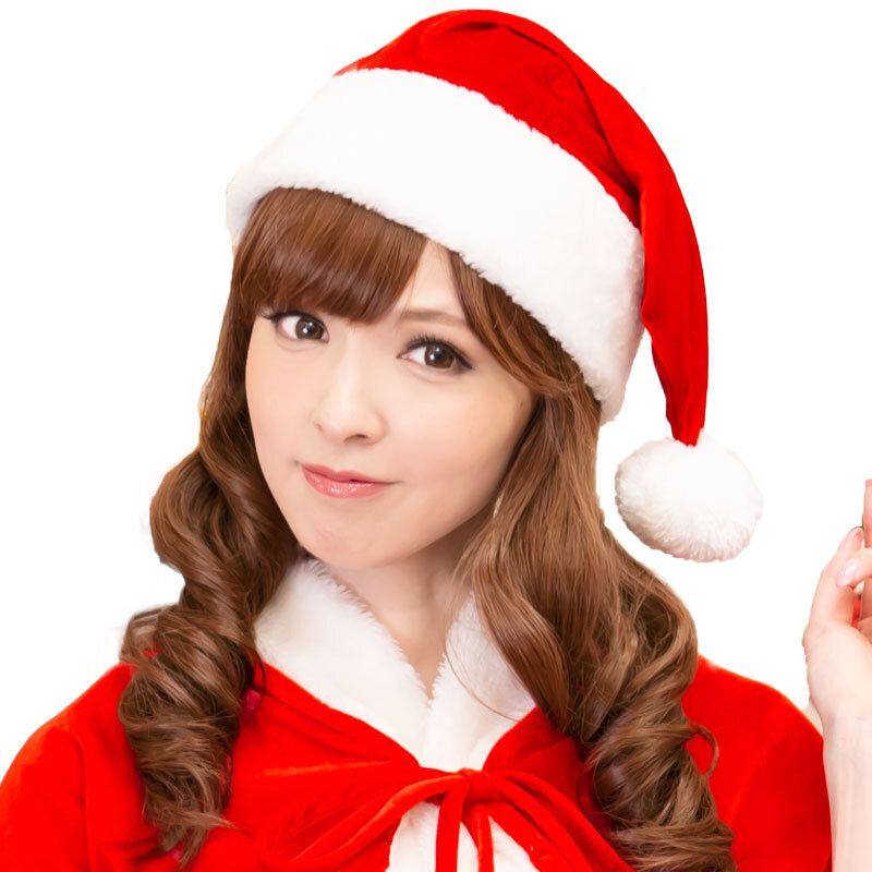 半額セール【サンタの帽子】 サンタクロース コスプレ 帽子 クリスマス