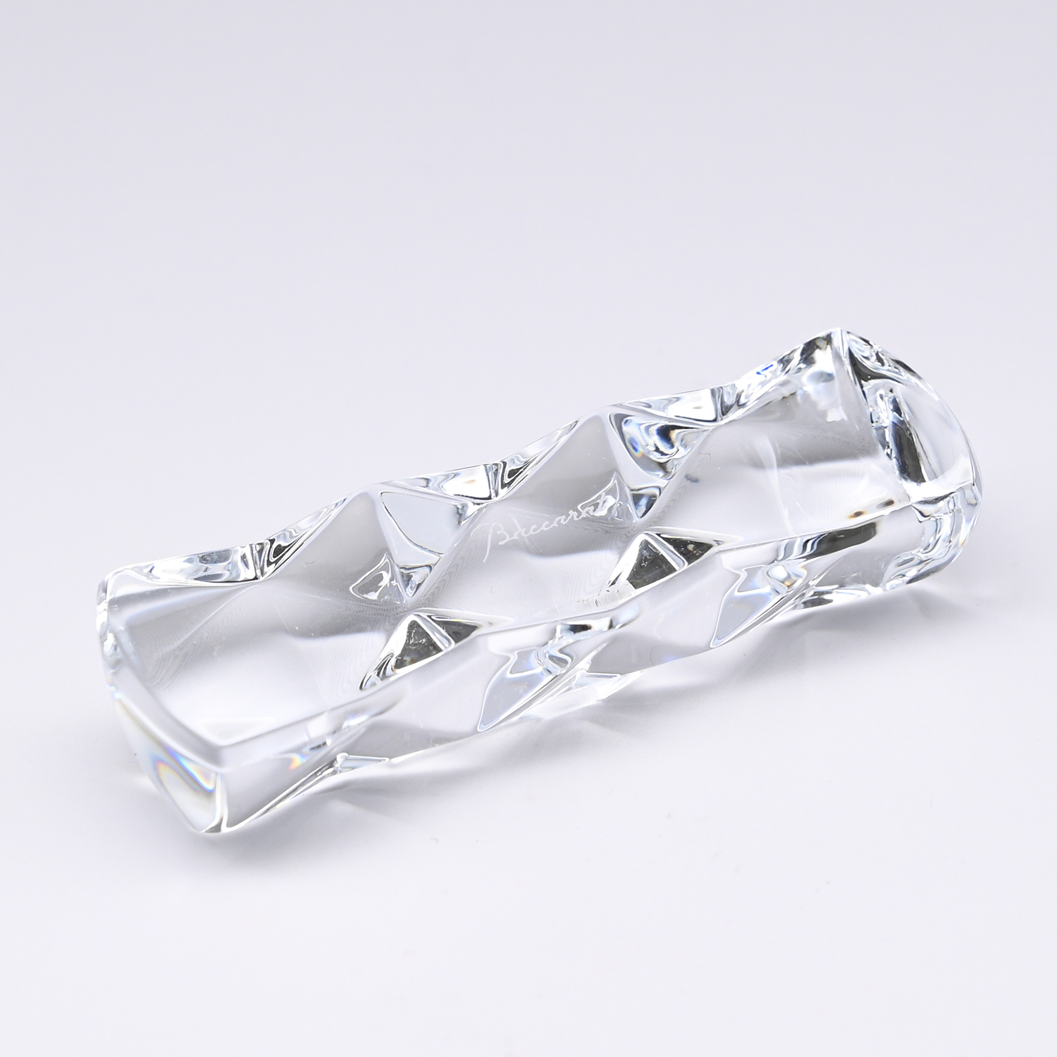 純正紙袋無料】 バカラ Baccarat 箸置き ペア スウィング チョップ