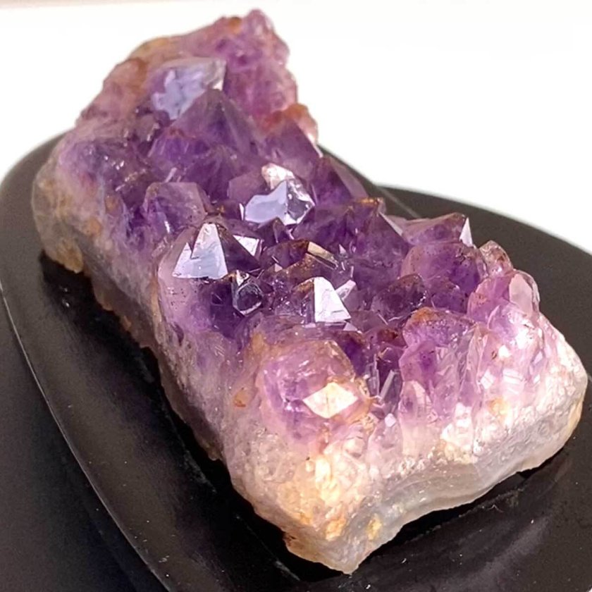 アメジスト 290g 長さ12cm 専用台座あり 金運 風水 水晶 天然石 原石