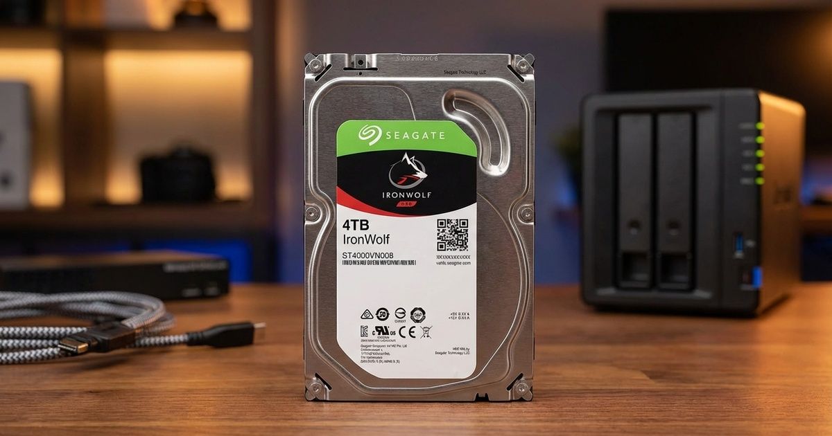 Seagate IronWolf 4TB 5900RPM 64MB Cache NAS Internal HDD