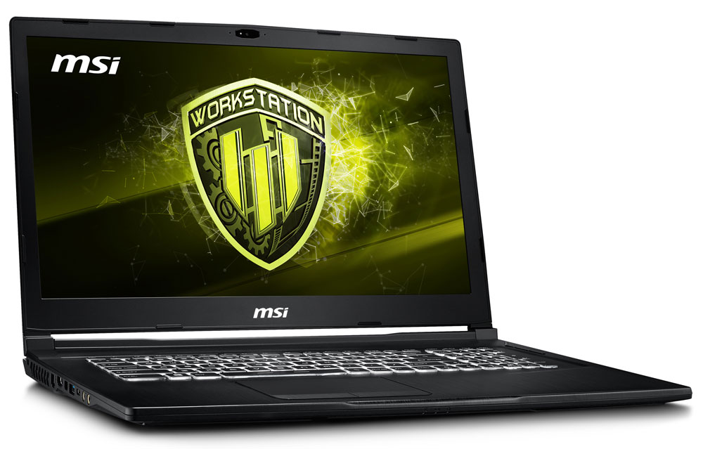 MSI WE73 8SK 8th Gen Xeon E Workstation Laptop Laptop With 1TB SSD