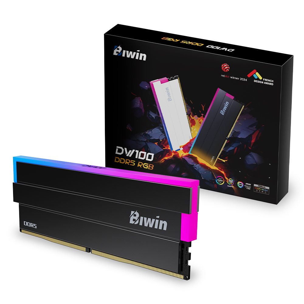 BIWIN DDR5-6000 CL28 DW100 RGB 블랙 패키지 (48GB(24Gx2)) : 다나와