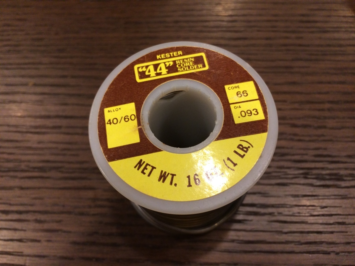 Vintage Kester ビンテージ Kester44 ハンダ 25cm（ビンテージ/送料