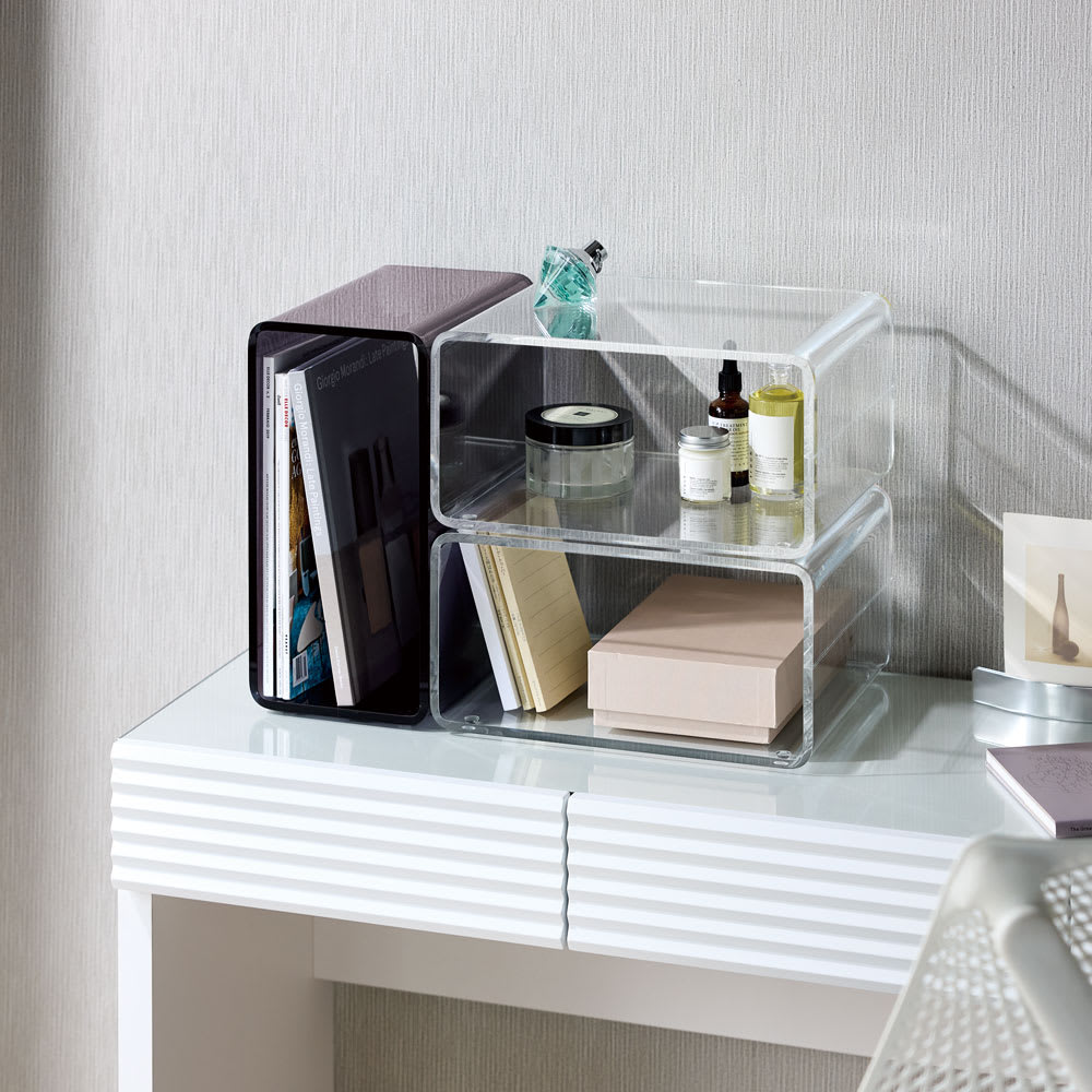 fairarc/フェアーク アクリルユニットシェルフ ハーフサイズ 通販