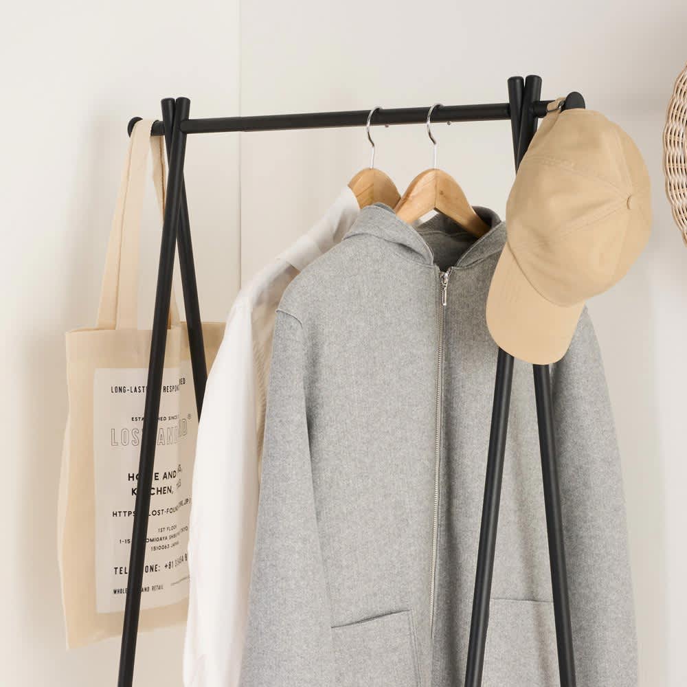 スチール製A型ハンガーラック 幅105cm奥行46cm高さ152cm 通販 - ディノス