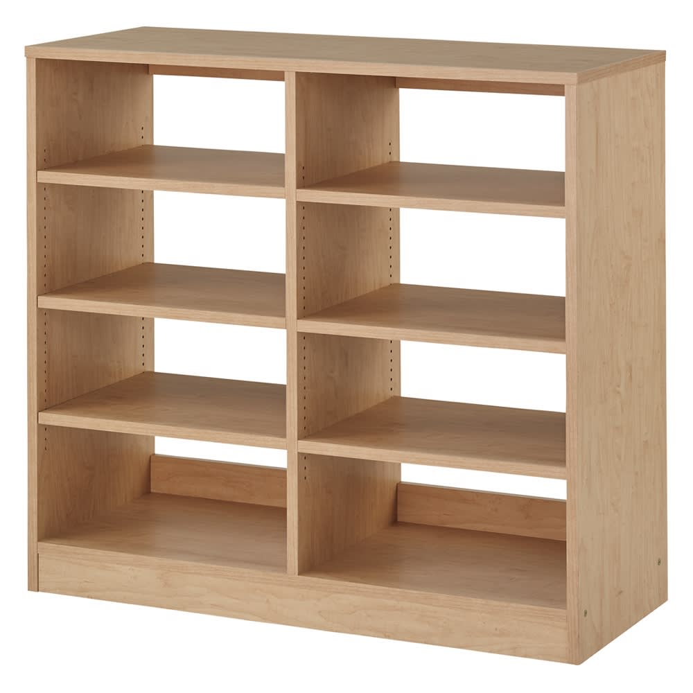 奥行き選べる背板オープン腰高本棚 幅90奥行40cm 通販 - ディノス