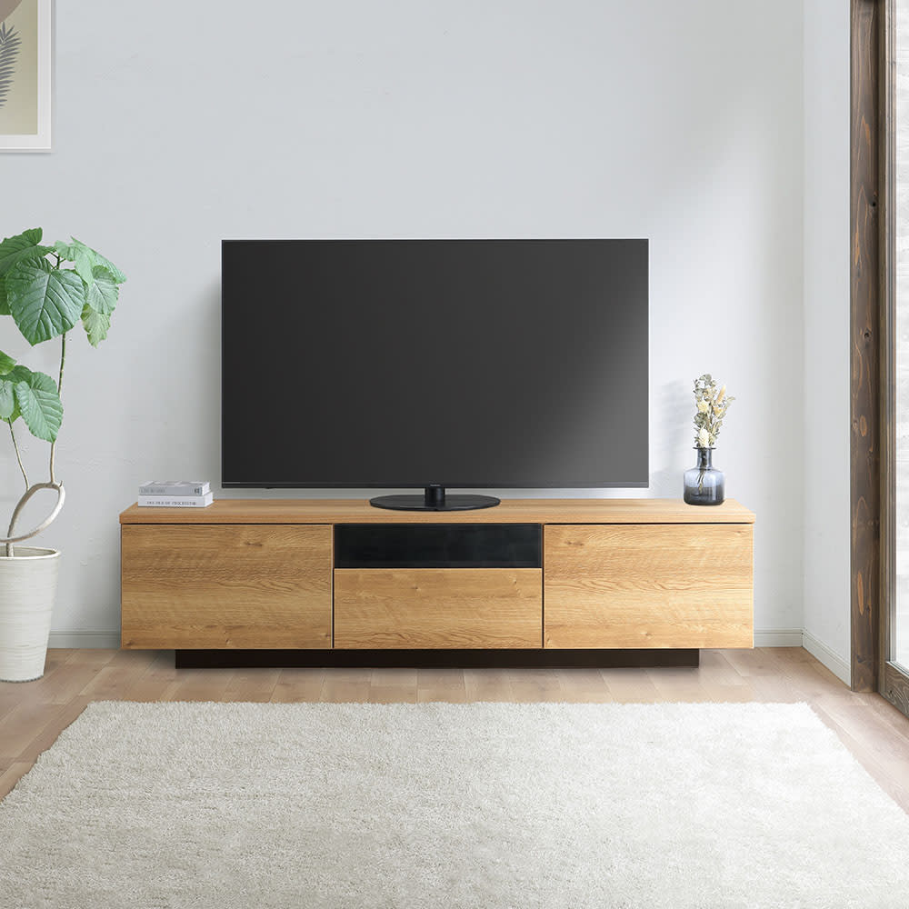 送料無料】テレビ台 幅180高さ45cm 日本製 完成品 75インチ対応