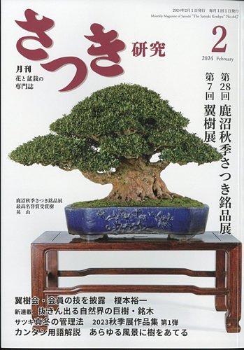 さつき研究 2024年2月号 (発売日2023年12月25日) | 雑誌/定期購読の