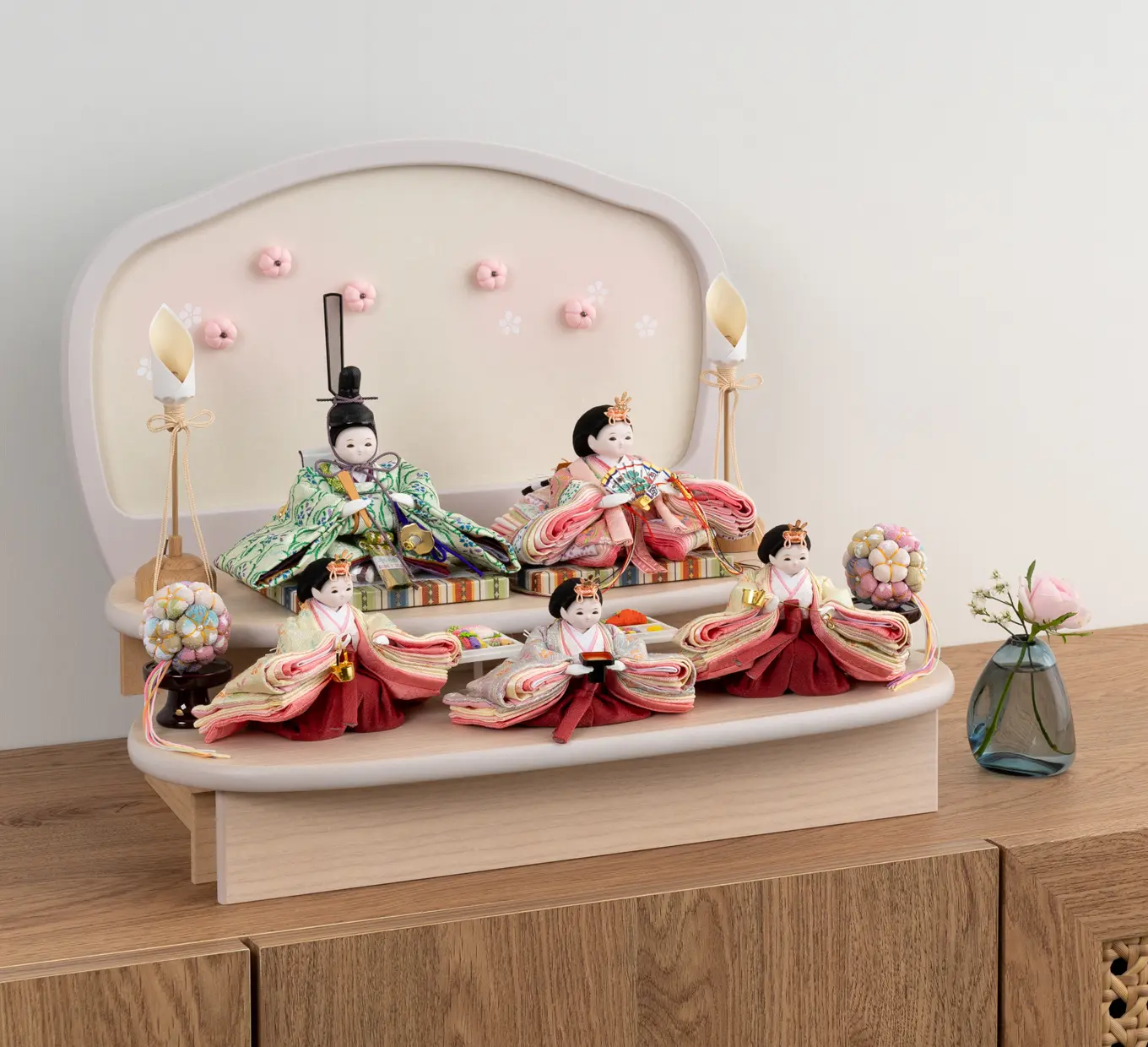 雛人形「薬玉飾り『玉小花』」｜雛人形の通販 ふらここ