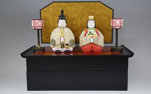 OJE-1.【桃の節句のお祝いに】奈良一刀彫 雛人形 明日香雛 - 奈良県