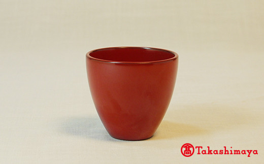 輪島漆器〈輪島キリモト〉ヘラ模様椀・中（本朱） [高島屋選定品