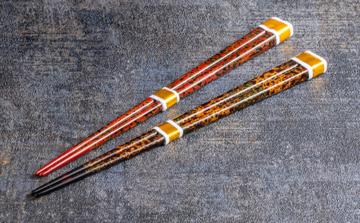 三百余年の伝統 『津軽塗(唐塗) お椀・お箸セット』【1027176】 - 青森