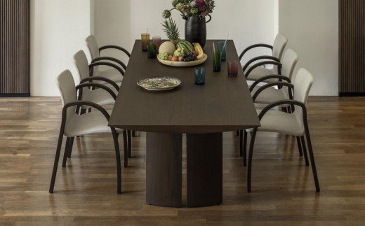 木製ダイニングテーブル TAVOLO NAVEes 幅200cm【arflexー