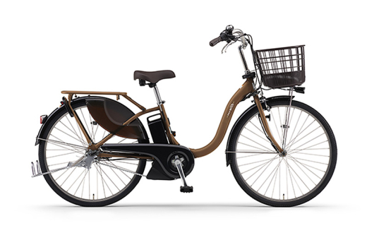 電動アシスト自転車 PAS With 26インチ マットナチュラルブラウン